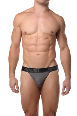 CheapUndies Charcoal Mesh Jockstrap thumbnail 2