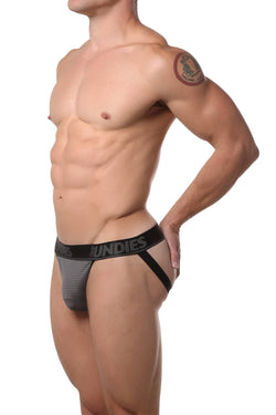 CheapUndies Charcoal Mesh Jockstrap thumbnail 1
