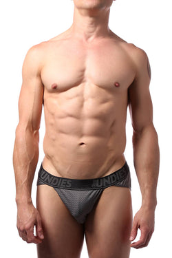 CheapUndies Charcoal Mesh Sports Brief thumbnail 1