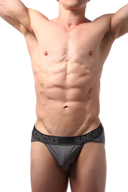CheapUndies Charcoal Mesh Sports Brief thumbnail 3