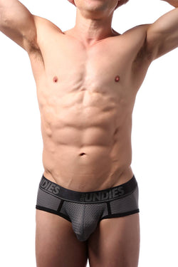 CheapUndies Charcoal Sport Mesh Brief thumbnail 3