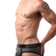 CheapUndies Charcoal Sport Mesh Jockbrief