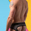 CheapUndies Charcoal Sport Mesh Jockbrief