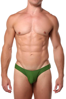 CheapUndies Chive-Green Swim Bikini Brief thumbnail 2