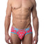 CheapUndies Coral and Baby Blue Naughty Bunny Brief