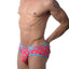 CheapUndies Coral and Baby Blue Naughty Bunny Brief