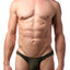 CheapUndies Dark Green Comfort Pouch Bikini Brief