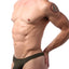 CheapUndies Dark Green Comfort Pouch Thong