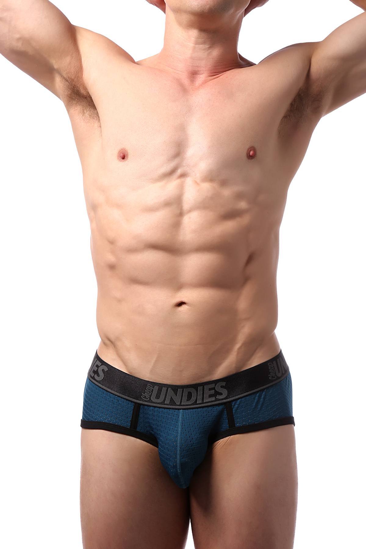 CheapUndies Dark Green Sport Mesh Brief