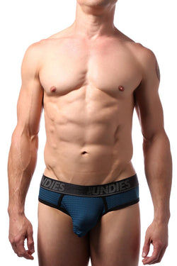 CheapUndies Dark Green Sport Mesh Jockbrief thumbnail 2