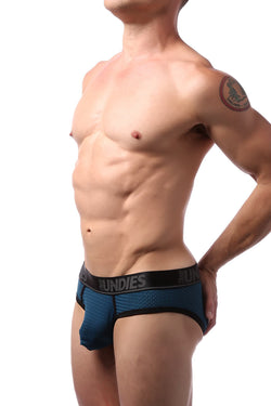 CheapUndies Dark Green Sport Mesh Jockbrief thumbnail 3