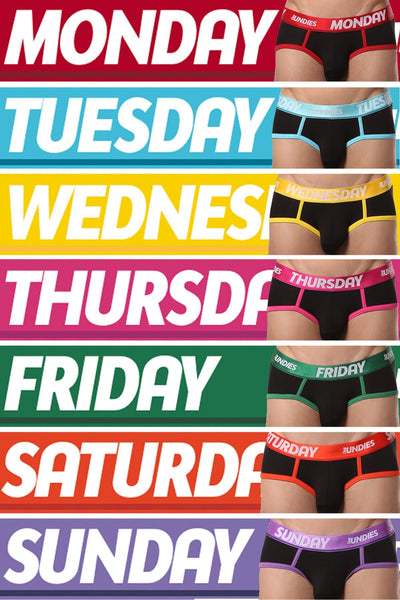 CheapUndies Days of the Week Brief 7-Pack