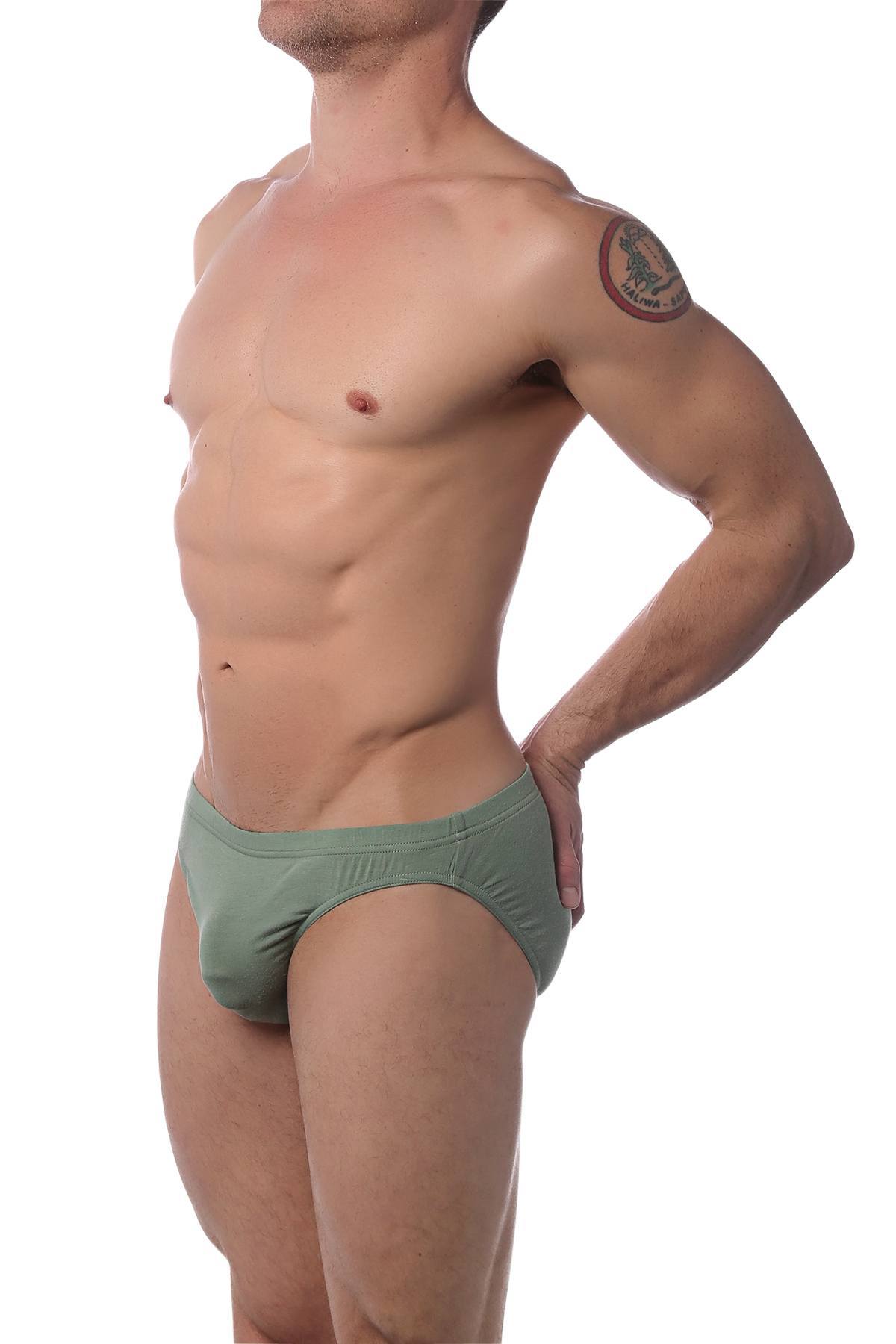CheapUndies Green Comfort Bikini Brief