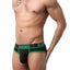 CheapUndies Green Exposed Sport Mesh Brief
