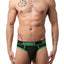 CheapUndies Green Exposed Sport Mesh Jockbrief