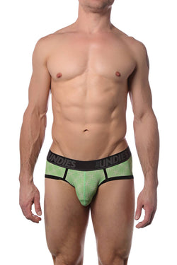 CheapUndies Green Kaleidoscope Brief thumbnail 1