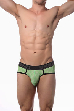 CheapUndies Green Kaleidoscope Brief thumbnail 3