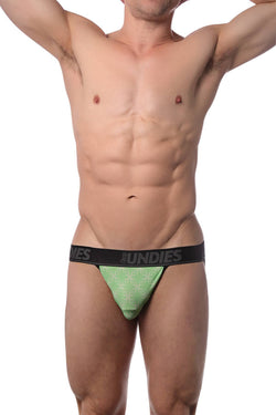 CheapUndies Green Kaleidoscope Jock thumbnail 3