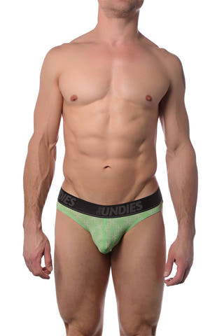 CheapUndies Green Kaleidoscope Thong