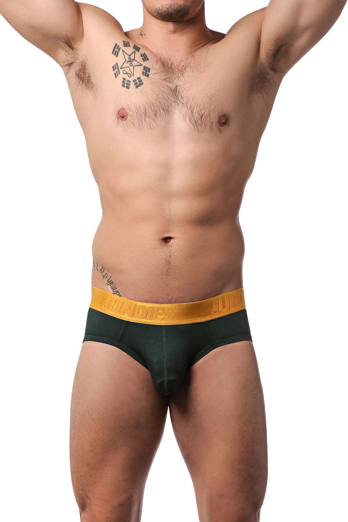 CheapUndies Green Luxe Brief