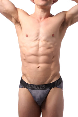 CheapUndies Iron Grey Mesh Sports Brief thumbnail 3