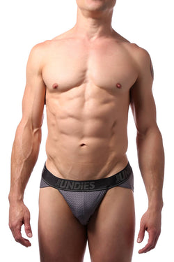 CheapUndies Iron Grey Mesh Sports Brief thumbnail 1