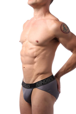 CheapUndies Iron Grey Mesh Sports Brief thumbnail 2