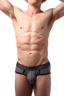 CheapUndies Iron Grey Sport Mesh Brief thumbnail 3