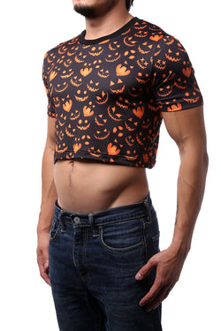 CheapUndies Jack-O-Face Crop Top thumbnail 3
