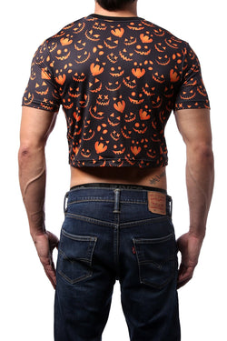 CheapUndies Jack-O-Face Crop Top thumbnail 4