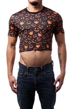 CheapUndies Jack-O-Face Crop Top thumbnail 2