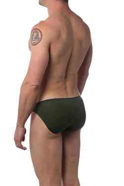 CheapUndies Jungle Green Comfort Pouch Brief thumbnail 4