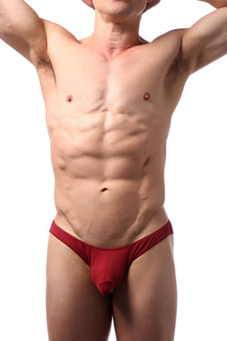 CheapUndies Maroon Comfort Pouch Bikini Brief thumbnail 3