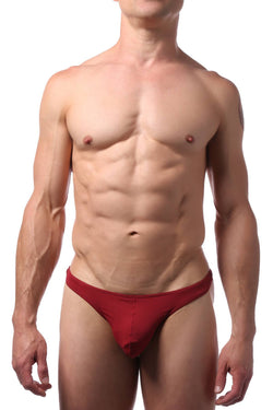 CheapUndies Maroon Comfort Pouch Thong thumbnail 1