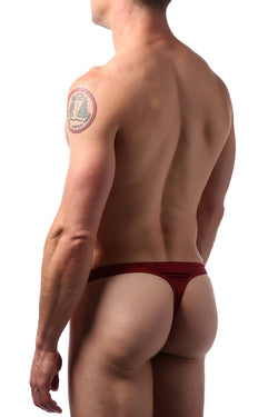 CheapUndies Maroon Comfort Pouch Thong thumbnail 2