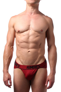 CheapUndies Maroon Polyamide Sports Brief thumbnail 1