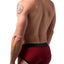 CheapUndies Maroon Sport Mesh Brief