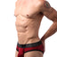 CheapUndies Maroon Sport Mesh Jockbrief