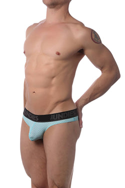 CheapUndies Mint Zig Zag Thong thumbnail 2
