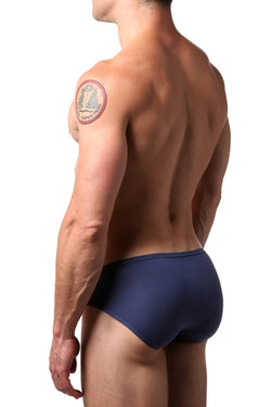 CheapUndies Navy Exposed Side Modal Brief thumbnail 4