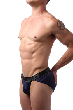 CheapUndies Navy Mesh Sports Brief thumbnail 2