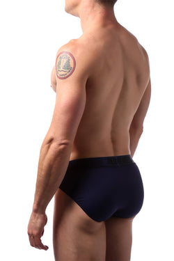 CheapUndies Navy Polyamide Sports Brief thumbnail 4