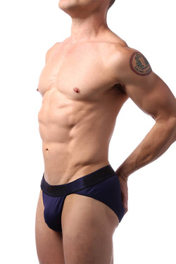 CheapUndies Navy Polyamide Sports Brief thumbnail 2