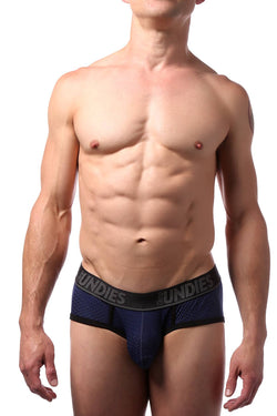 CheapUndies Navy Sport Mesh Brief thumbnail 1
