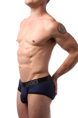CheapUndies Navy Sport Mesh Brief thumbnail 3