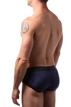 CheapUndies Navy Sport Mesh Brief thumbnail 4