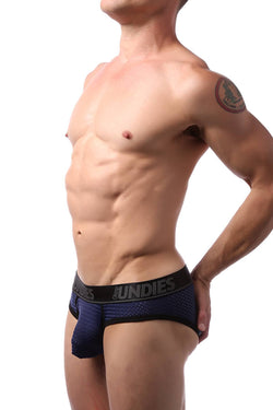 CheapUndies Navy Sport Mesh Jockbrief thumbnail 4