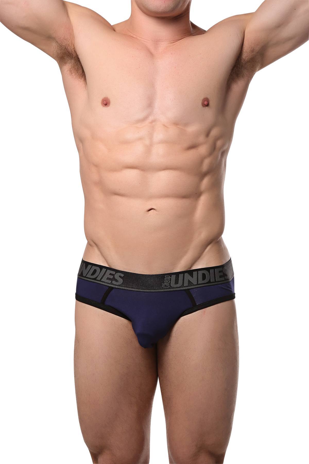 CheapUndies Navy Touch Jock Brief