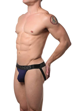 CheapUndies Navy Touch Jockstrap thumbnail 3