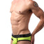 CheapUndies Neon Green Sport Mesh Jockbrief